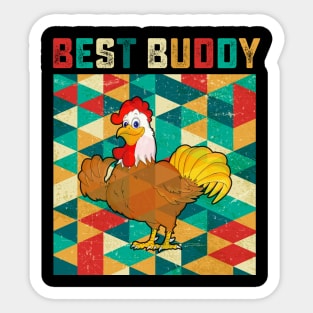 Best Buddy Chicken Sticker